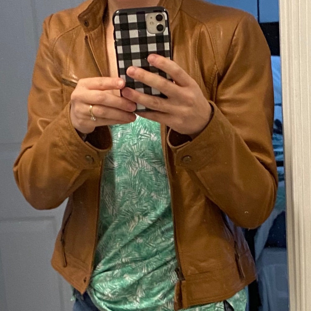 Leather jacket!